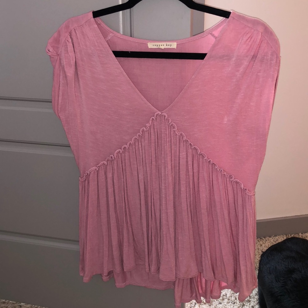 pink shirt
